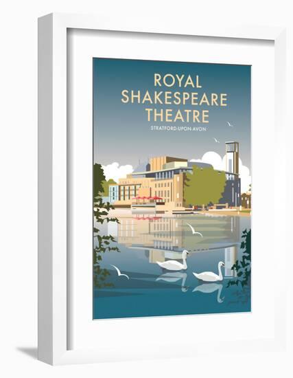 Royal Shakespeare Theatre - Dave Thompson Contemporary Travel Print-Dave Thompson-Framed Art Print