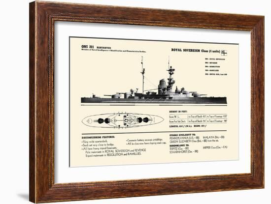 Royal Sovereign Class (4 Units)-null-Framed Art Print