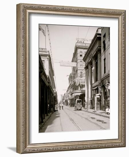 Royal St. from Canal St., New Orleans, La.-null-Framed Photo