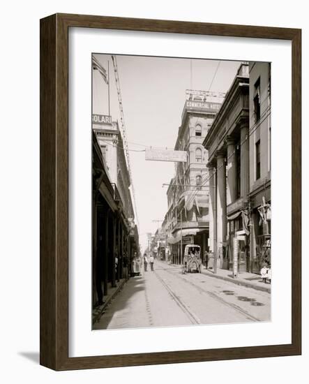 Royal St. from Canal St., New Orleans, La.-null-Framed Photo