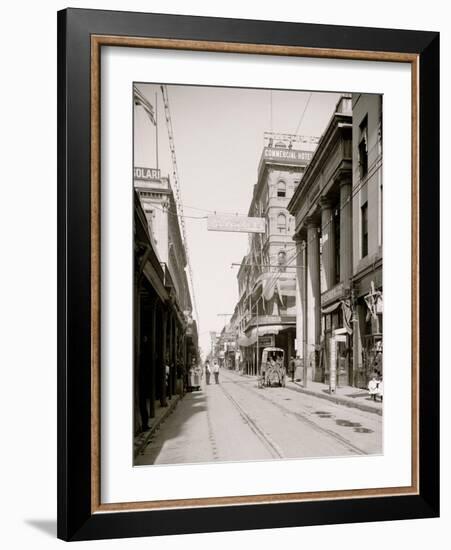 Royal St. from Canal St., New Orleans, La.-null-Framed Photo