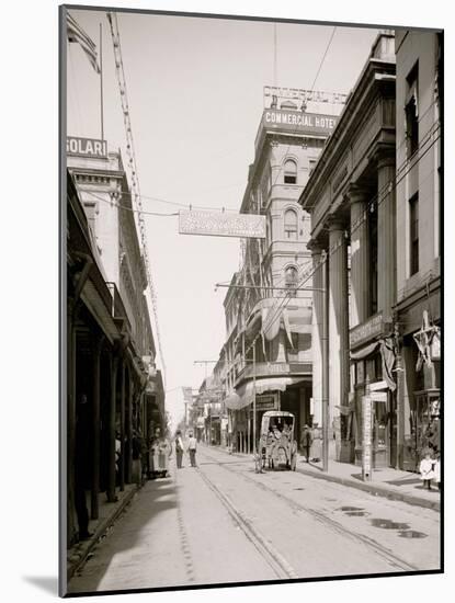 Royal St. from Canal St., New Orleans, La.-null-Mounted Photo