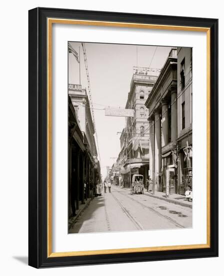 Royal St. from Canal St., New Orleans, La.-null-Framed Photo