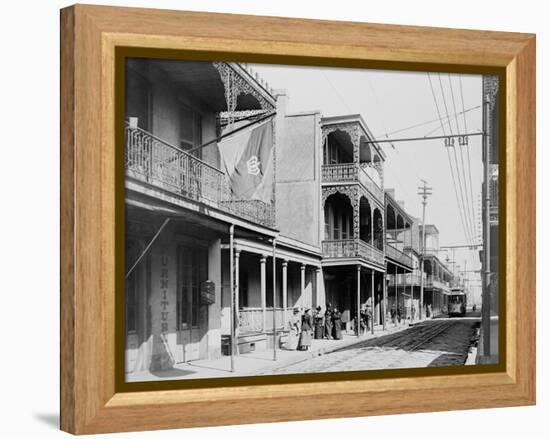 Royal St., New Orleans, Louisiana-null-Framed Stretched Canvas