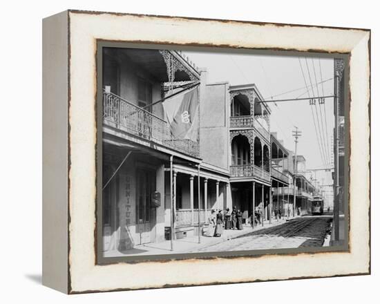 Royal St., New Orleans, Louisiana-null-Framed Stretched Canvas