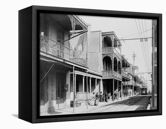 Royal St., New Orleans, Louisiana-null-Framed Stretched Canvas