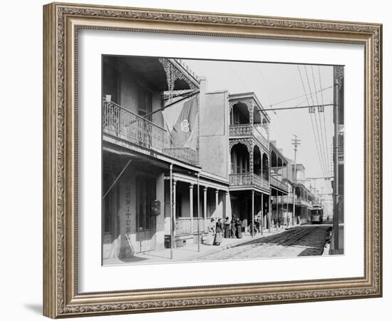 Royal St., New Orleans, Louisiana-null-Framed Photo