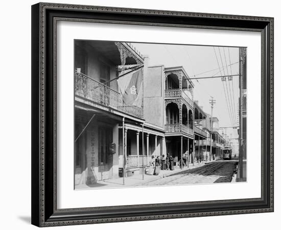 Royal St., New Orleans, Louisiana-null-Framed Photo