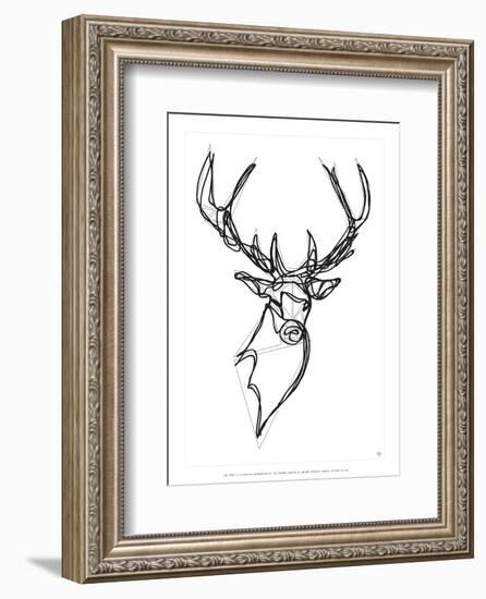 Royal Stag Deer-Antoine Tesquier Tedeschi-Framed Art Print