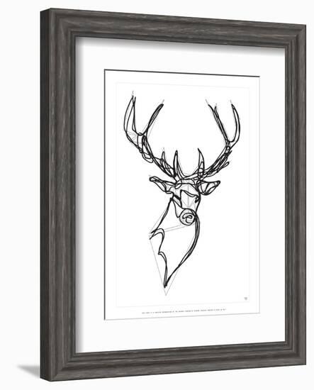 Royal Stag Deer-Antoine Tesquier Tedeschi-Framed Art Print