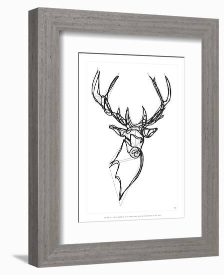 Royal Stag Deer-Antoine Tesquier Tedeschi-Framed Art Print