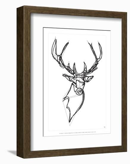 Royal Stag Deer-Antoine Tesquier Tedeschi-Framed Art Print