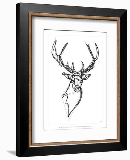 Royal Stag Deer-Antoine Tesquier Tedeschi-Framed Art Print