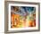 Royal Street at Night-Diane Millsap-Framed Art Print