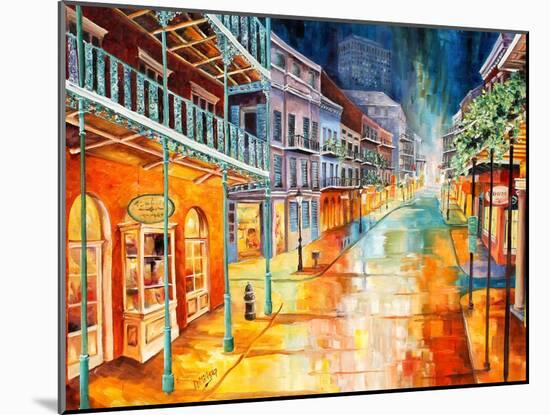 Royal Street at Night-Diane Millsap-Mounted Art Print