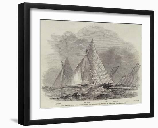 Royal Thames Yacht Club, Match for the Belvidere Cup-Nicholas Matthews Condy-Framed Giclee Print