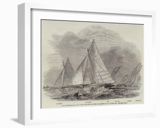 Royal Thames Yacht Club, Match for the Belvidere Cup-Nicholas Matthews Condy-Framed Giclee Print