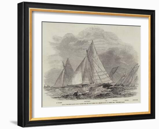 Royal Thames Yacht Club, Match for the Belvidere Cup-Nicholas Matthews Condy-Framed Giclee Print