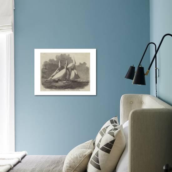 Royal Thames Yacht Club Schooner Match The Wildfire And Vestal In The Lower Hope Giclee Print Edwin Weedon Art Com Royal Thames Yacht Club Schooner Match The Wildfire And Vestal In The Lower Hope Giclee Print Edwin Weedon Art Com