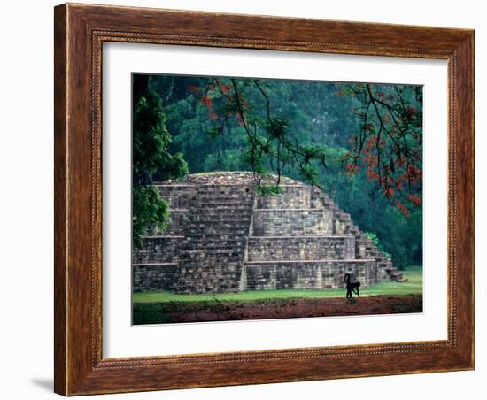 Royal Tomb, Maya, Copan, Honduras-Kenneth Garrett-Framed Photographic Print