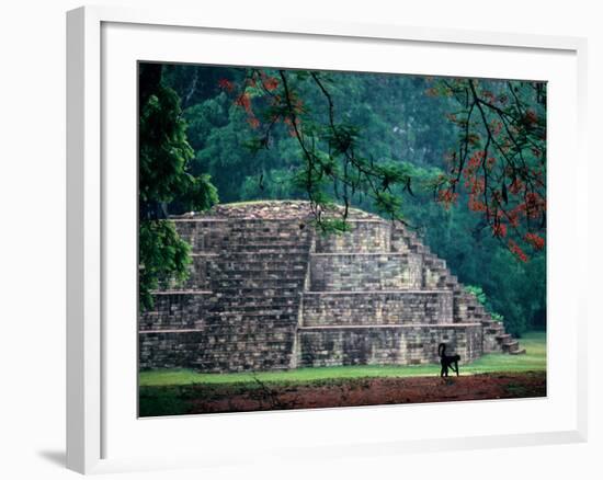 Royal Tomb, Maya, Copan, Honduras-Kenneth Garrett-Framed Photographic Print