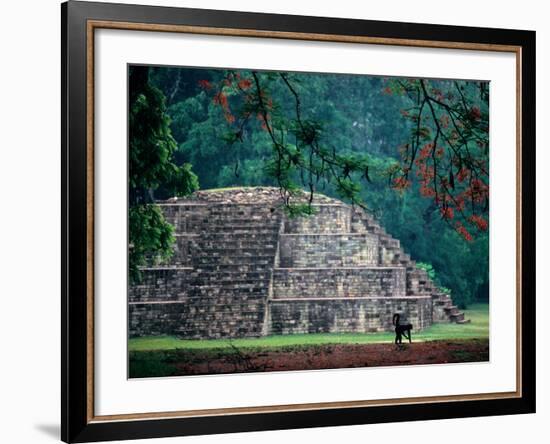 Royal Tomb, Maya, Copan, Honduras-Kenneth Garrett-Framed Photographic Print