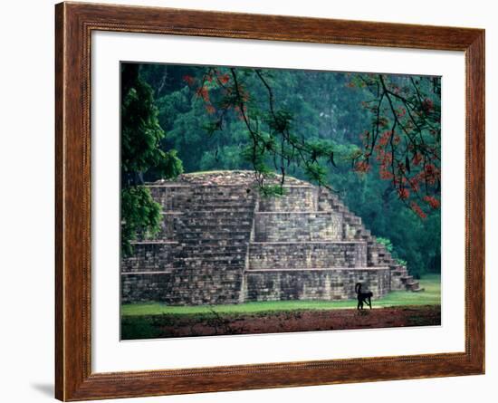 Royal Tomb, Maya, Copan, Honduras-Kenneth Garrett-Framed Photographic Print