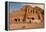 Royal Tombs at Ancient Nabatean City of Petra, Wadi Musa, Ma'an Governorate, Jordan-null-Framed Premier Image Canvas