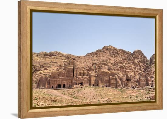 Royal Tombs, Petra, Jordan, Middle East-Richard Maschmeyer-Framed Premier Image Canvas