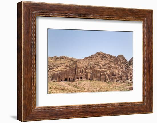 Royal Tombs, Petra, Jordan, Middle East-Richard Maschmeyer-Framed Photographic Print