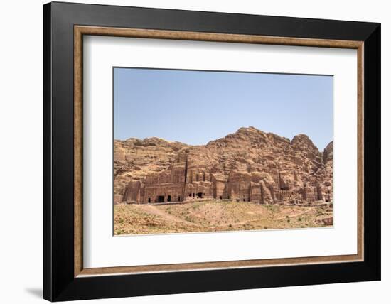 Royal Tombs, Petra, Jordan, Middle East-Richard Maschmeyer-Framed Photographic Print