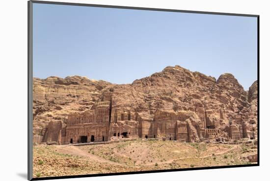 Royal Tombs, Petra, Jordan, Middle East-Richard Maschmeyer-Mounted Photographic Print