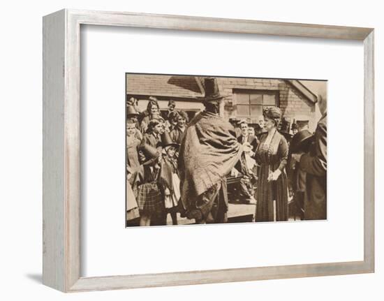 Royal tour of Wales, c1920s (1935)-Unknown-Framed Photographic Print