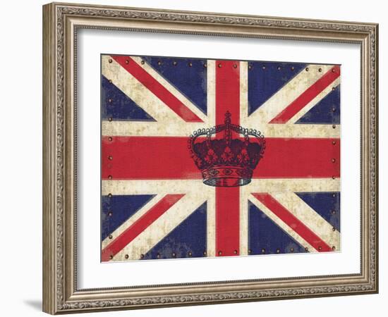 Royal Union Jack-Sam Appleman-Framed Art Print