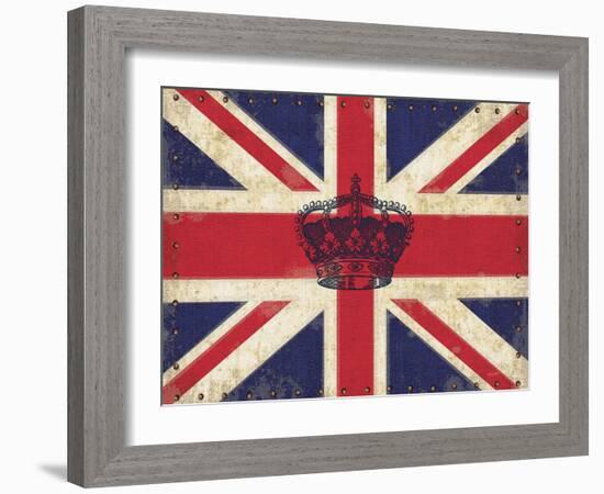 Royal Union Jack-Sam Appleman-Framed Art Print