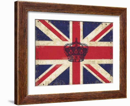 Royal Union Jack-Sam Appleman-Framed Art Print