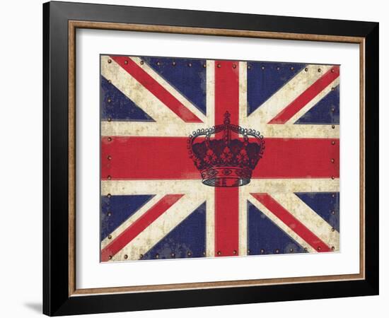 Royal Union Jack-Sam Appleman-Framed Art Print