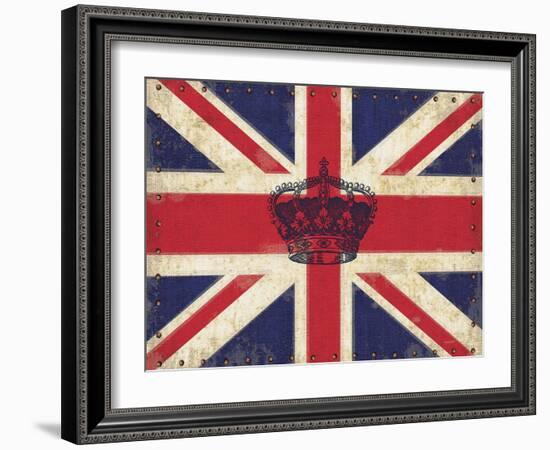 Royal Union Jack-Sam Appleman-Framed Art Print