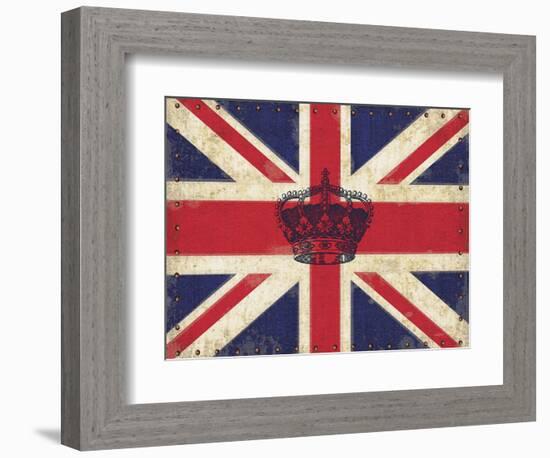 Royal Union Jack-Sam Appleman-Framed Art Print