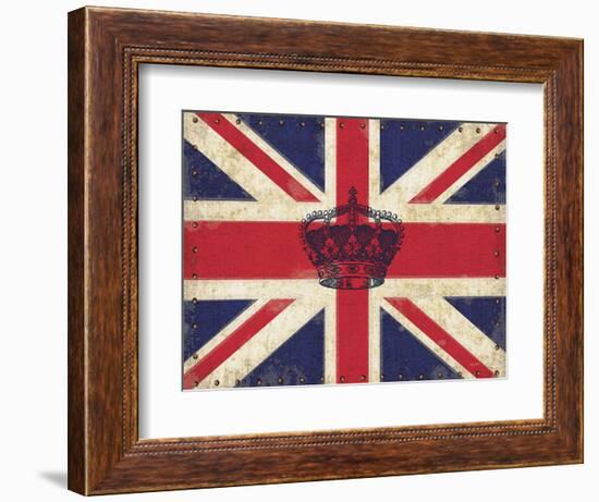 Royal Union Jack-Sam Appleman-Framed Art Print