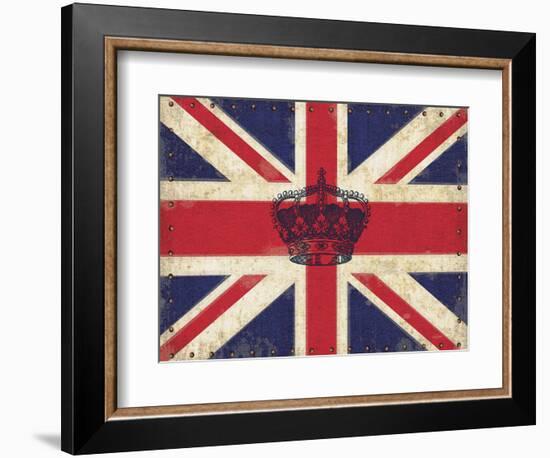 Royal Union Jack-Sam Appleman-Framed Art Print