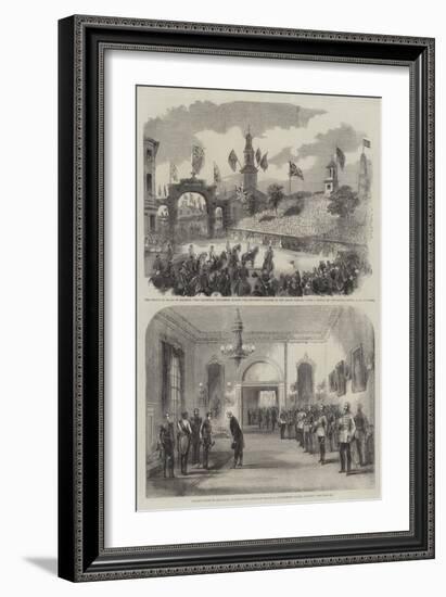 Royal Visit to Canada-George Henry Andrews-Framed Giclee Print