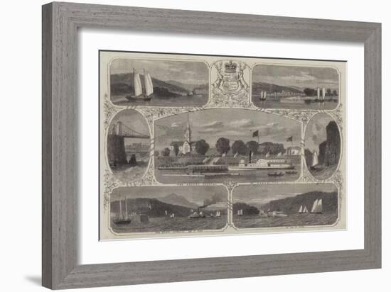 Royal Visit to Canada-null-Framed Giclee Print