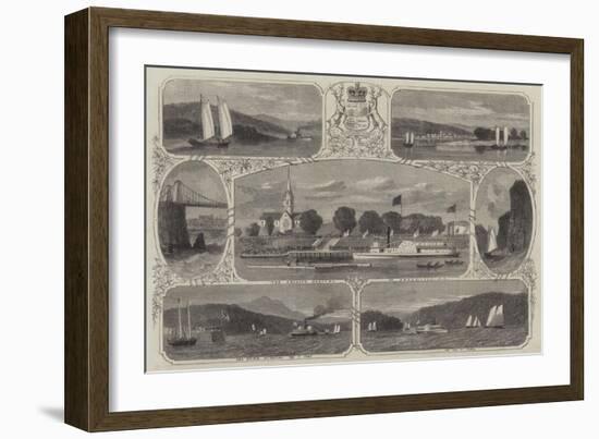 Royal Visit to Canada-null-Framed Giclee Print