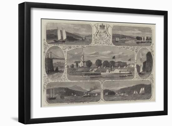 Royal Visit to Canada-null-Framed Giclee Print