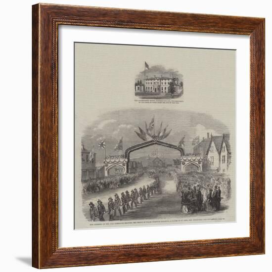 Royal Visit to Canada-null-Framed Giclee Print