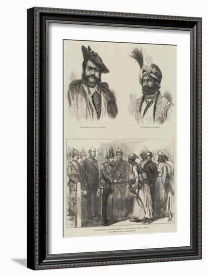 Royal Visit to India-Charles Robinson-Framed Giclee Print