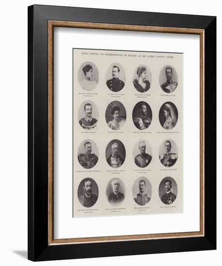 Royal Visitors and Representatives of Royalty at the Queen's Diamond Jubilee-null-Framed Giclee Print