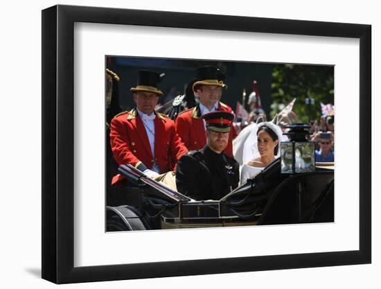 Royal Wedding of Prince Harry and Meghan Markle-Associated Newspapers-Framed Photo
