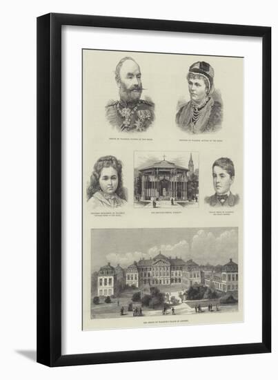 Royal Wedding of Prince Leopold and Princess Helena-Frank Watkins-Framed Giclee Print